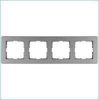 Рамка 4-м G-Flex алюм. Jasmart G1104S