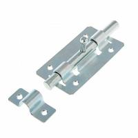 Задвижка накладная ЗТ-4 40х30 круглый ригель (d7мм L57мм) оцинк. (уп.1шт) Tech-Krep/Zitar 138886