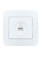 Розетка компьютерная 1-м СП ASTI IP20 RJ45 в сборе Cat 6e бел. LEZARD 7081-0202-140