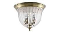 Crystal Lux Светильник потолочный Crystal Lux JUGO PL4 BRONZE/TRANSPARENTE