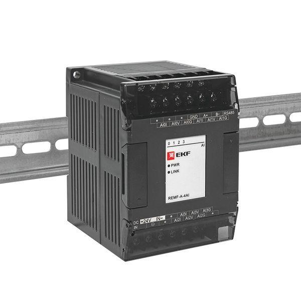 Модуль аналогового ввода REMF 4 PRO-Logic (с поверкой) EKF REMF-A-4AI-V