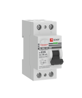 Выключатель дифференциального тока (УЗО) 2п 63А 300мА тип АС 6кА ВД-100 (S) электромех. PROxima EKF elcb-2-6-63-300S-em-pro