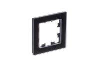 Рамка 1-м AtlasDesign Nature натур. стекло черн. SE ATN361001