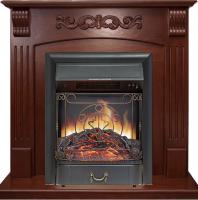 Royal Flame Каминокомплект Sorrento угловой - Орех с очагом Majestic FX Black