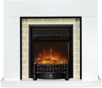 Royal Flame Каминокомплект Montana - Белый с очагом Fobos FX M Black RC