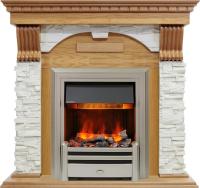 Dimplex Каминокомплект Dublin - Дуб / Сланец белый с очагом Chesford
