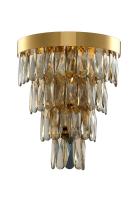 Бра Crystal Lux ABIGAIL AP3 GOLD/AMBER