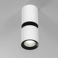 Накладной светильник Elektrostandard 25048/LED 12W 4000К белый/чёрный