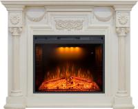 Royal Flame Каминокомплект London - Слоновая кость с патиной (26) с очагом Emerald 28