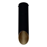 Светильник "Соната" 112 НПБ 01-25-102 G9 [ИМ] потолочн. черн./зол. Элетех 1005405289