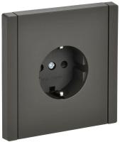 Розетка СП FORTE&PIANO FP315 16А с заземл. защ. шторки винт. крепл. сер. IEK FP-R14-16-K03