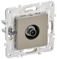 Розетка TV оконечная SKANDY SK-A12N никель IEK SK-A10-O-K50