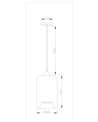 Подвесной светильник Moderli V2140-P Scrum 1*E27*60W подвесной