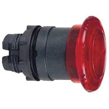 Корпус красной кнопки 22мм с подсветкой с поворотом SchE ZB5AW743