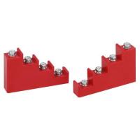 Изолятор шинный ступенчатый NO-224-155 ИС4-20 М6 с болтами 6кВ Эра Б0065689