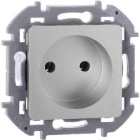 Розетка 1-м СП Inspiria 16А IP20 250В 2P механизм алюм. IEK 673712