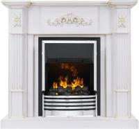 Dimplex Каминокомплект Martin - Белый дуб, патина золото с очагом Flagstaff