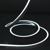 Светодиодный Гибкий Неон Rich LED, односторонний, белый, кратность резки 1 метр,  размер 8*16 мм, 24 В, 50 м