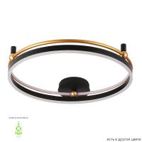 Crystal Lux Светильник потолочный Crystal Lux FERNANDO PL72W LED BLACK/GOLD