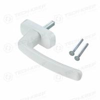Ручка оконная Fit штифт 35 пластик бел. (уп.1шт) Tech-Krep/Zitar 148130