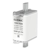 Предохранитель YON ножевого типа FG00 с одинарной индикацией 25А DKC 1FG00-0025