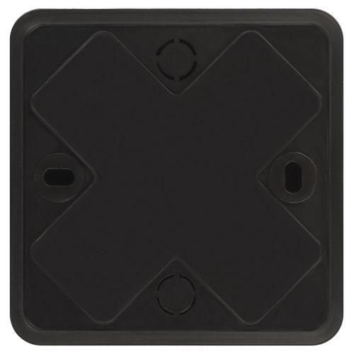 Коробка распаячная 75х75х20мм без клеммы IP40 черн. BS-B-75-75-20 Эра Б0061803
