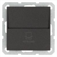 Выключатель карточный 10А IP20 отельный механизм антрацит Jasmart G6209B