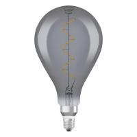 Лампа светодиодная филаментная Vintage 1906 LED CL A160 FIL SMOKE 12 non-dim 5W/818 5Вт тепл. бел. E27 дым. OSRAM 4058075269903