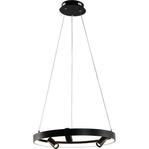 Светильник подвесной (подвес) Selena 6147-101 LED 77Вт 3000-6000К с пультом Rivoli Б0062238