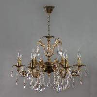 Подвесная люстра AMBIENTE by BRIZZI 2118/6 PB Tear Drop