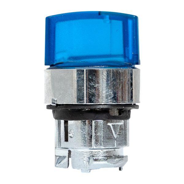 Механизм переключателя исполнительный ХB4 син. на 2 положения с фиксацией с подсветкой с короткой ручкой IP65 EKF XB4BD2FL-B-65