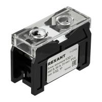 Блок зажимов клеммный БЗД 1-полюсный 25 мм2 90A на DIN-рейку REXANT