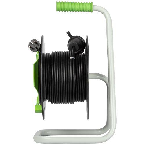 Удлинитель на пластик. катушке 1х20м без заземл. GAZ-2x1-20m Greenline ПВС 2х1 Эра Б0065120