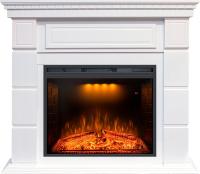 Royal Flame Каминокомплект Portland - Белый с очагом Emerald 28
