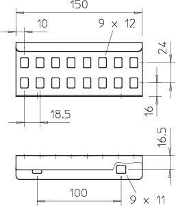 Комплект соединительный для лотка H60 LVG 60 FS (болт+шайба+гайка) OBO 6208840