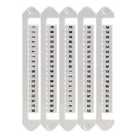 Маркировка для клемм ширина 5мм от 1 до 45 горизонтальная ориентация DKC NUTB-5-1-45H