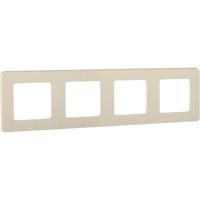Рамка 4-м Inspiria сл. кость IEK 673961