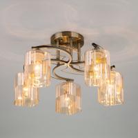 Люстра на штанге Eurosvet 30124/5 античная бронза