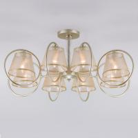 Люстра на штанге Eurosvet 60093/8 перламутровое золото