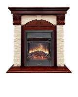 Royal Flame Каминокомплект Dublin (Разборный) - Орех каньон / Сланец  с очагом Majestic FX Black