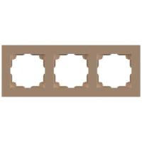 Рамка 3-м СП Accent 6-503-04 шампань Intro Б0063785
