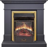 Royal Flame Каминокомплект California SFT (Разборный) - Серый графит с очагом Majestic FX M Brass