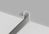 Crystal Lux Шинопровод встраиваемый магнитный для ГКЛ12,5 мм Crystal Lux CLT 0.123 02 L3000 WH