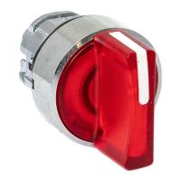Механизм переключателя исполнительный ХB4 красн. на 3 положения возвратный без фиксации с подсветкой с короткой ручк IP65 EKF XB4BD3L-R-65