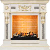 Dimplex Каминокомплект Corsica - Белый шоколад с очагом Cassette 600 LNH-INT (с дровами)