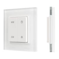 Панель SMART-P49-MIX-G-SUF (3В 1 зона Knob 2.4G) пластик Arlight 032985