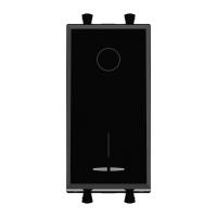 Выключатель модульный 1-кл. 2п 1мод. Avanti "Черный квадрат" DKC 4402221