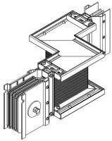 Секция Z лев. 1600А Al 3L+N+PER НК IP55 тран. IEK LB-1600A4-25-F-ZL