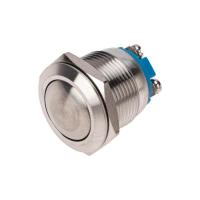 Кнопка антивандальная Ø19 Б/Фикс (2с винт) OFF-(ON) сфера (PBS-28В, A19-A2) REXANT