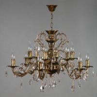 Подвесная люстра AMBIENTE by BRIZZI 8888/6+6 PB Tear Drop